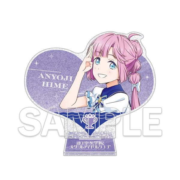 KADOKAWA Love Hasunozora Academy School Idol Club Třpytivý akrylový stojánek 365 dní Hime Megumi Anyoji Š13 x V12cm nebo méně Akryl Live! dívčí