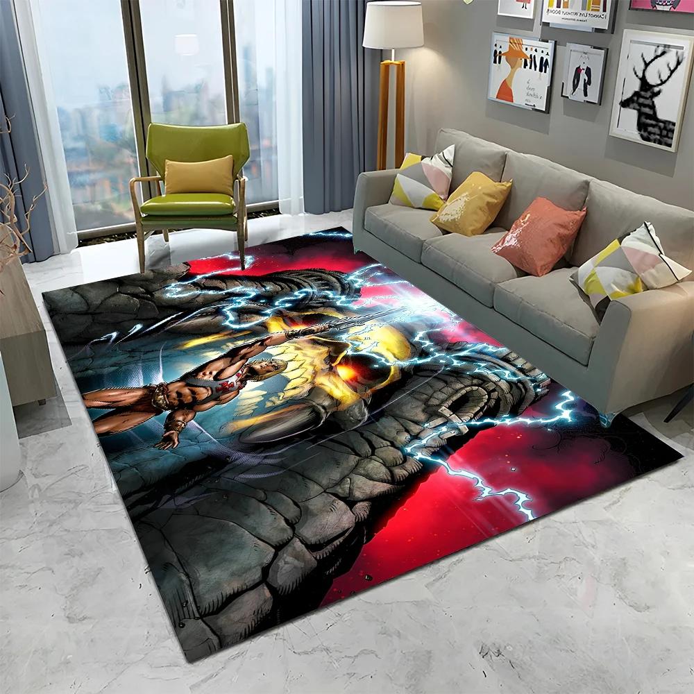 He Man Masters of The Universe Carpet Rug for Home Living Room Bedroom Sofa Doormat Decor,kids Play  Area Rug Non-slip Floor Mat