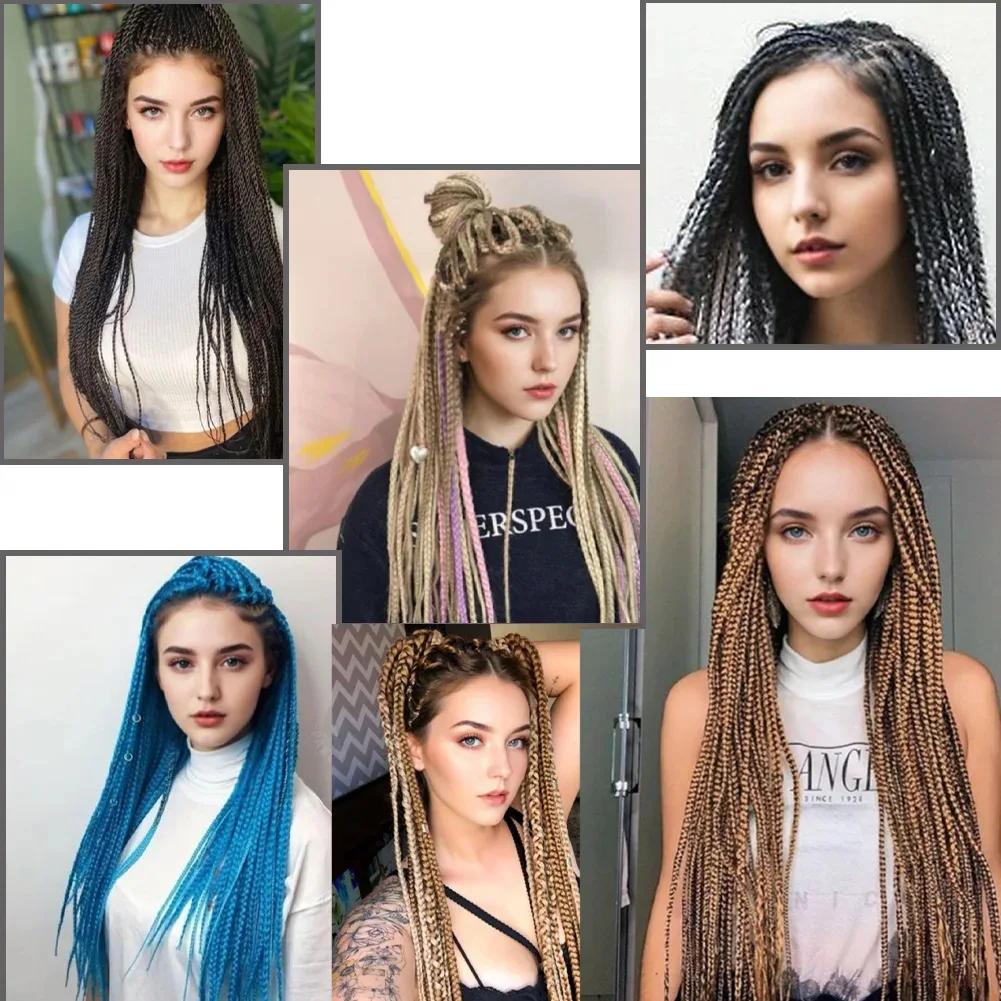 2026 New  Xpression Synthetic Big Braids Crochet Hair Braids Extensions Yaki Straight Hair Women's Jumbo Braids Hair Daily Wear