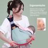 Baby Wrap Carrier, Adjustable Infant Sling with Thickened Shoulder Straps, Ergonomic Support for Newborn to 36 Months