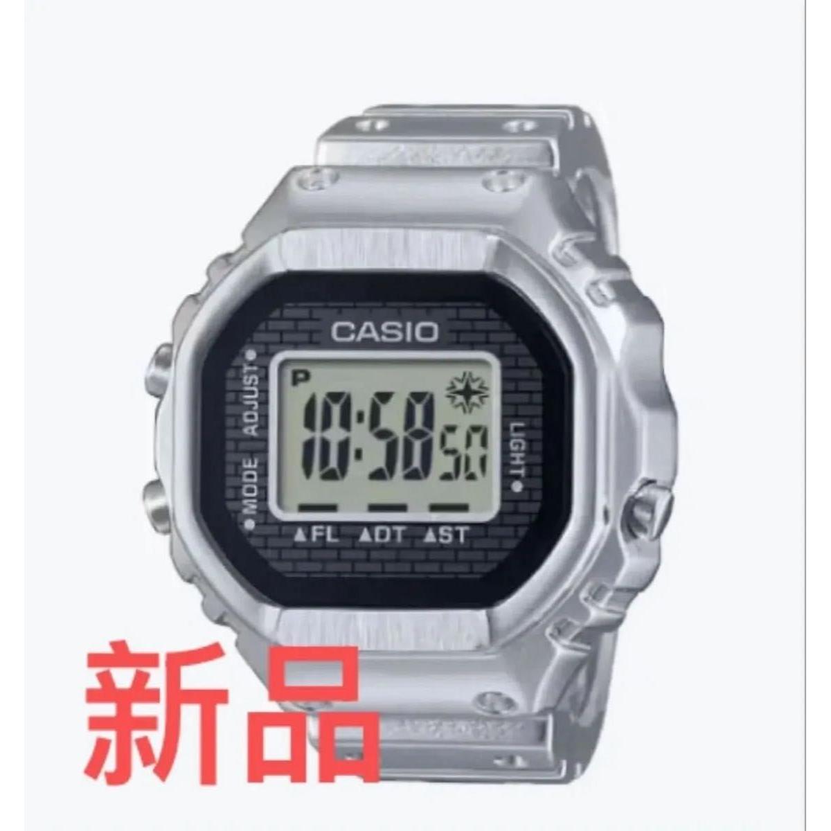 Used CASIO RING WATCH Casio Ring Watch Silver CRW-001-1JR New Unused Ring Watch Ring