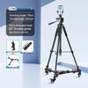 Professional Mobile Phone & DSLR Tripod with Pulley and Universal Ball Head for Live Streaming