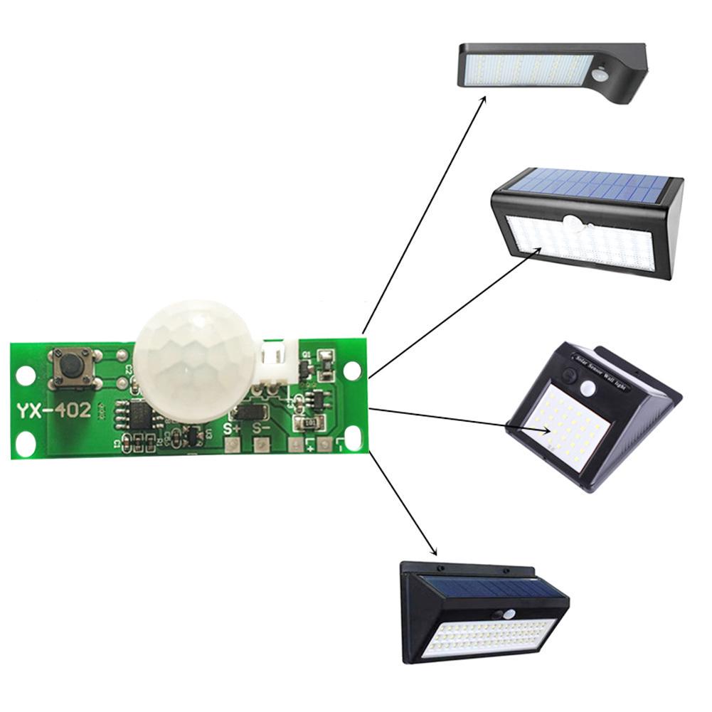 3.7V DIY Kit Solar Lamp Board Control Sensor Night Light module Controller Module Infrared Solar Lamp Board Panel Circuit Board