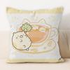 Kawaii Sumikko Gurashi Tea Time Throw Pillow Cover, Cute Cushion Case for Home Decor