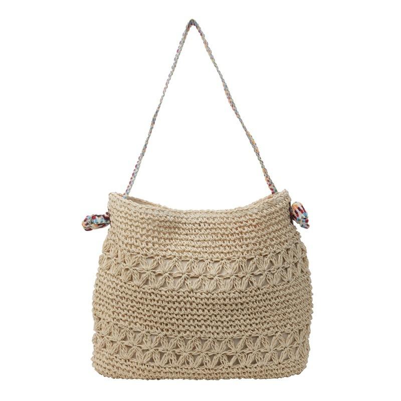 Lazy Straw Bag Season Neue All-in-One-Einkaufstasche für Pendler am Meer, Urlaub, Strandtasche
