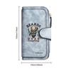 Stylish Skull Pattern Long Wallet Card Holder Durable Multi Slots Pouch Fashion Daily Use Purse