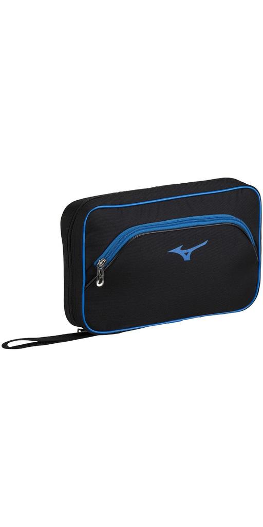 MIZUNO Table Tennis Soft Case for 2 Black x Blue Clubs, 83JD3010,