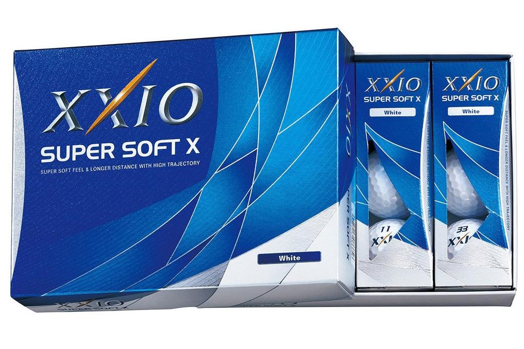 DUNLOP Golf Ball XXIO SUPER SOFT X Golf Ball 1 Dozen White (12 Pieces)