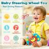Steering Wheel Learning Toy with sounds - Perfect Gift for baby & Toddlers 1-3. Interactive, Fun Play!birthday,Christmas