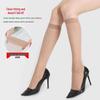 Women's Ultra-Thin Mid-Calf Transparent Stockings: Anti-Snag, Black/Skin Tone, Spring/Autumn