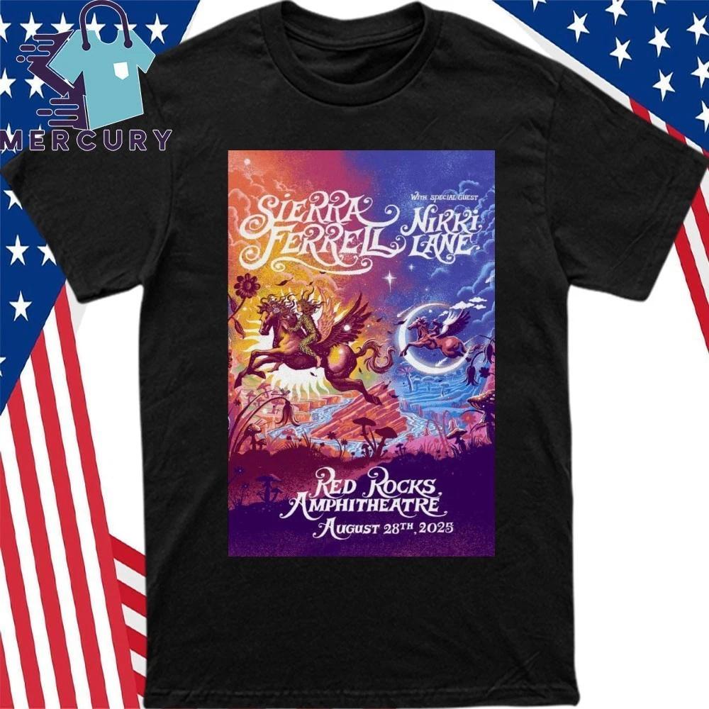 

Morrison, CO, Red Rocks Amphitheatre Sierra Ferrell Aug 28 2025 Poster Shirt L