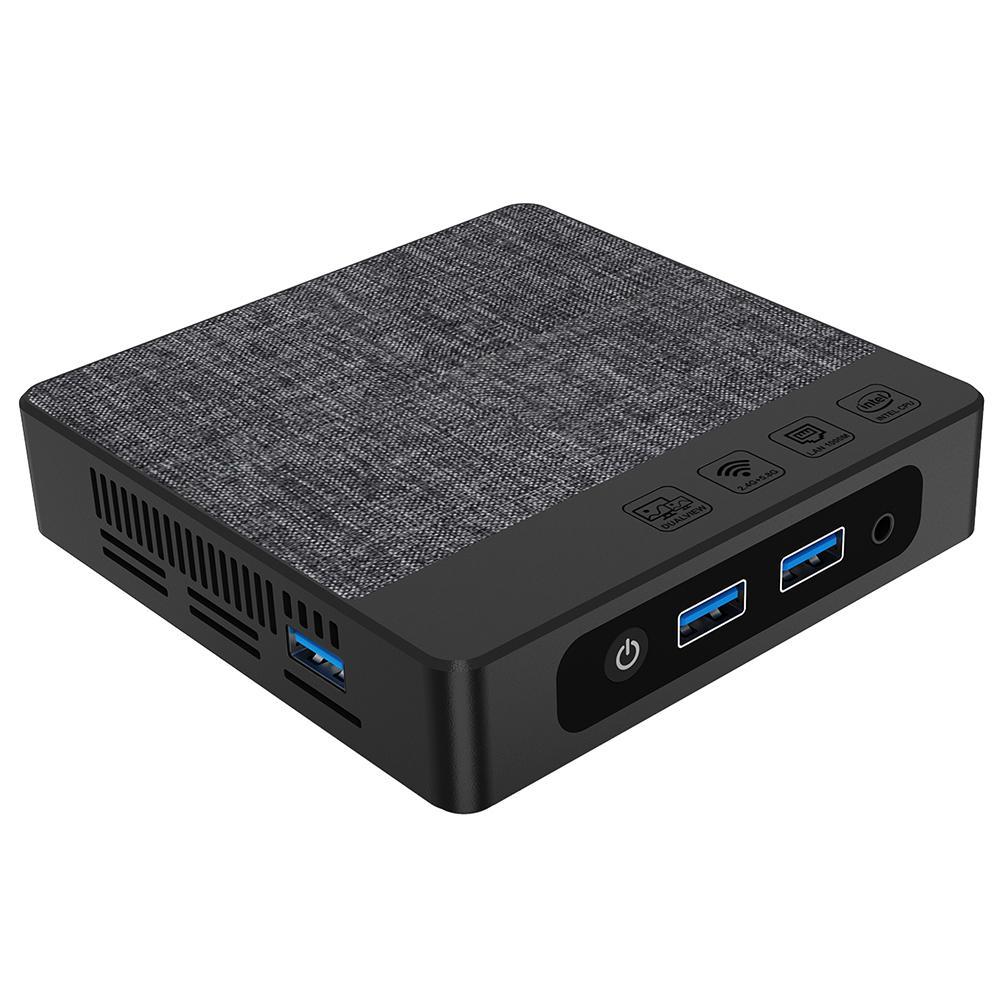 Mini PC, Mini stolní počítač s Windows 11, s procesorem Intel Gemini Lake N4000, 6G LPDDR4 64G EMMC, Podpora dvou monitorů, pro podnikání, domácí kancelář, rodinu