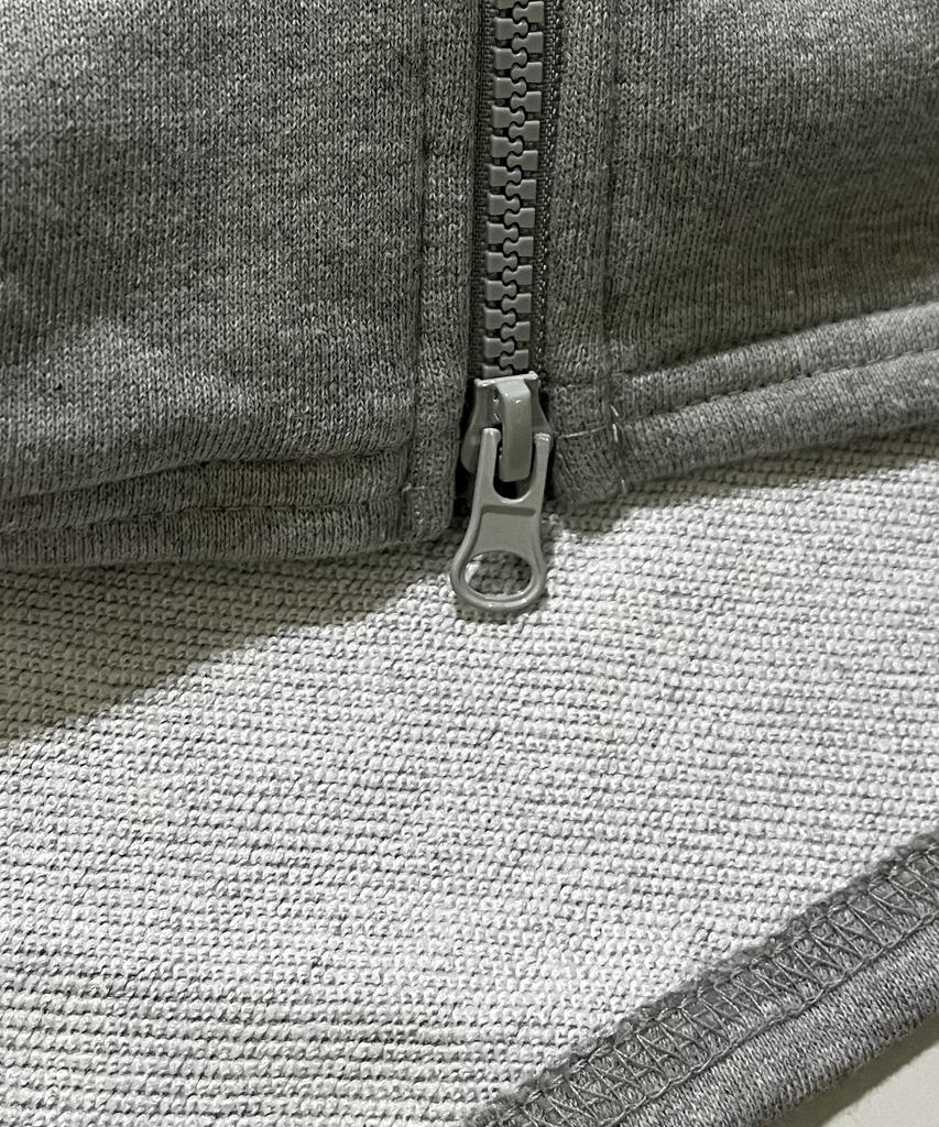 Sk8Er Rock Neo Sweat Hood Zip-Up Vest ((Melange Gray))