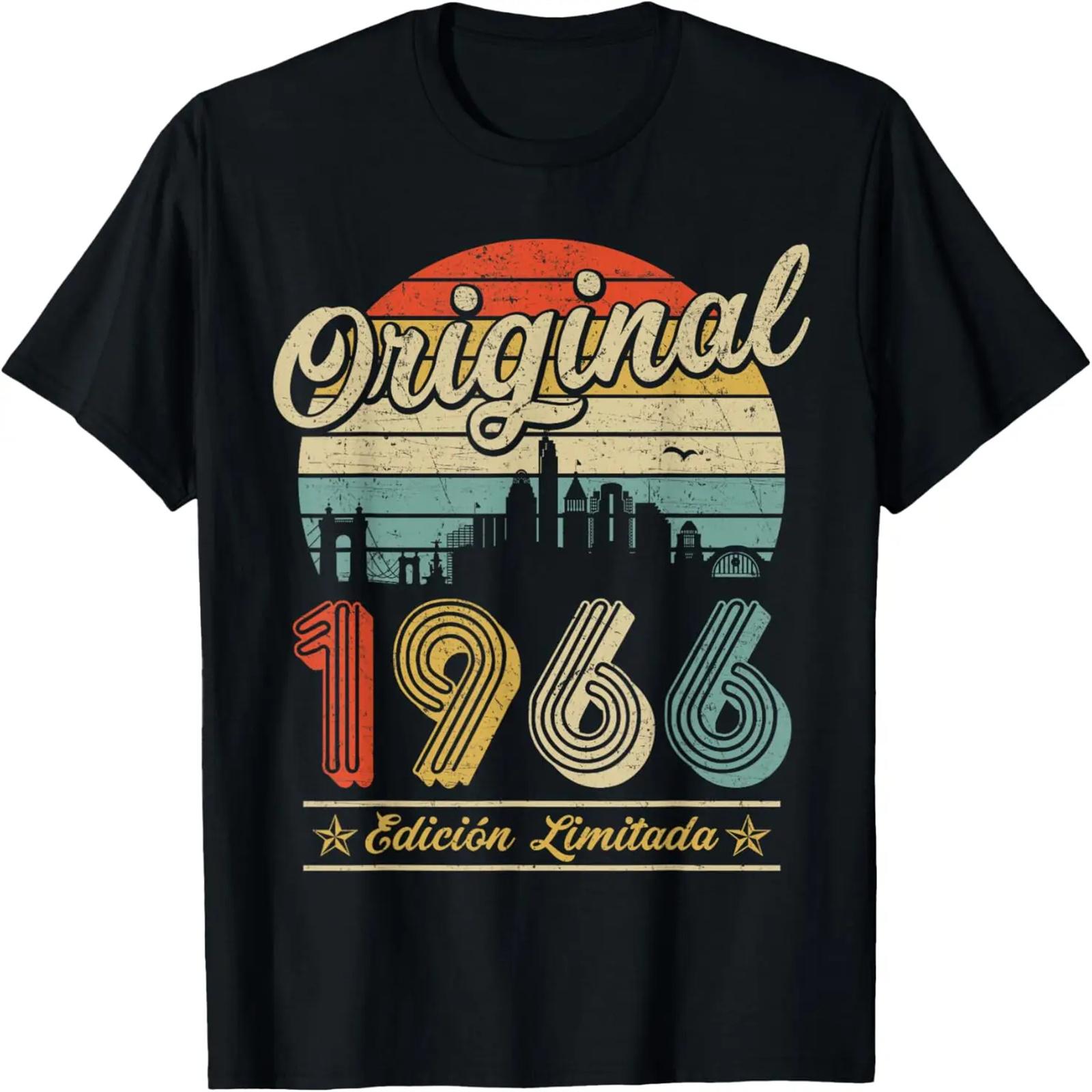 Original 1966 Vintage Retro Spanish 58th Birthday T-Shirt S