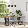 VidaXL Dining Chairs Set of 4 Light Grey Fabric, Chair, Living Room Chair, Accent Chair, Kitchen Chair, Seat of 3315332