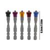 Magnetic Screwdriver Bits Precision 5-Piece Magnetic Screwdriver Bit Set Strong Power Accessories With Anti-Slip Design For