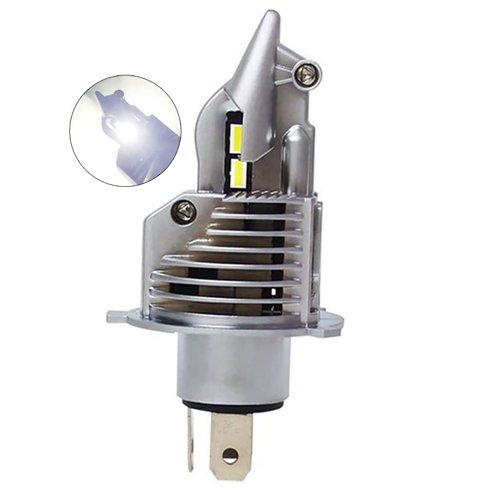 Motorcycle LED H4 Headlight, LED Light for Motorcycles, H4, Hi/Lo, Compatible with New Vehicle