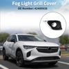 Fog Light Grill for Buick Envision 2019-2020 No.42489938 Front Left Front Lower Bumper Fog Light Cover Inserts Black,Silver Tone 1 Pc
