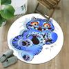 1pc KPop Demon Hunters31 Print Round Carpet Chair Round Carpet Suitable for Bedroom Living Room Home Decorative Carpet