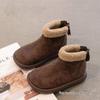 Girls' Short Plush Martin Boots 2025: New Winter Cotton Shoes for Baby Girls