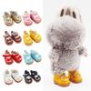 Puppenlederschuhe Labubu Schleifenschuhe für 17cm Labubu 10cm EXO /Baumwollpuppe Fingerschuhe
