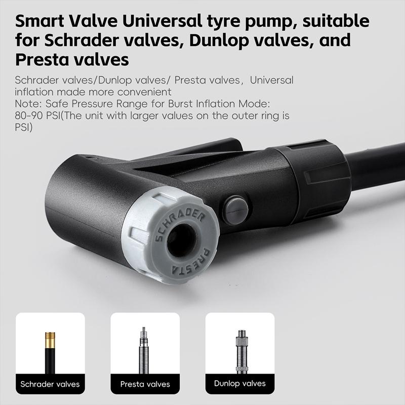 WEST BIKING Bicycle Pump 160PSI High Pressure Floor Pump Fast Inflation Blast Pump With Pressure Gauge MTB Road Bike Accessories