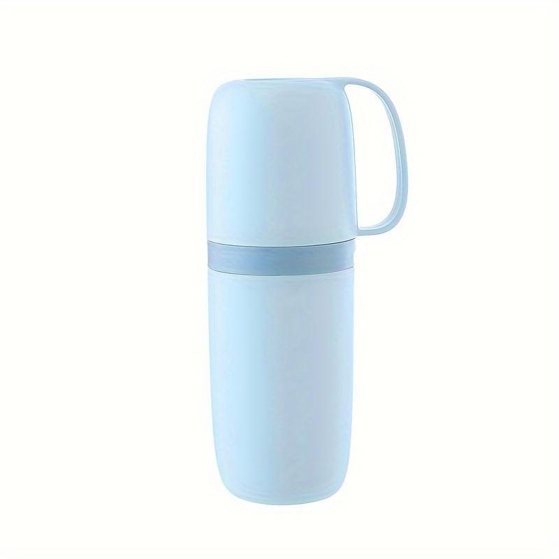 1pc Compact Travel Toothbrush Storage Box - Portable Storage Box with Toothpaste Container, Mouthwash Cup, and Sanitary Design