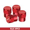 CFP5 For Skoda 4Pcs 3D Metal Tire Valve Caps Car Tyre Air Stems Cover Kamiq MK3 Roomster Rapid Kodiaq Karoq Fabia Enyaq