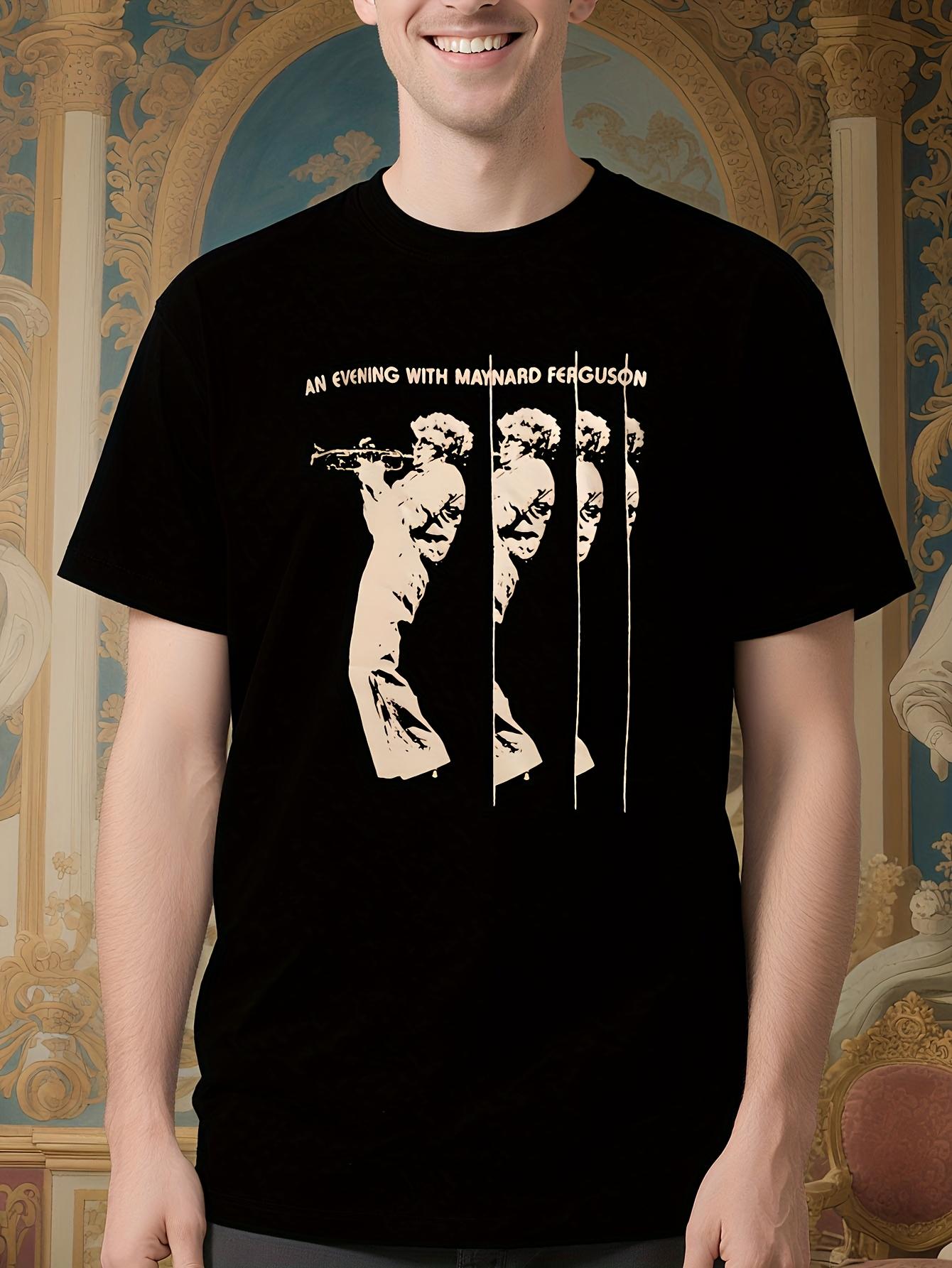 Vintage 1980 Maynard Ferguson Jazz Trumpet Player Tour Ts... L