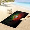 Portugal Football Print Beach Towel, Large Soft Quick Dry Towel for Beach Camping Swimming