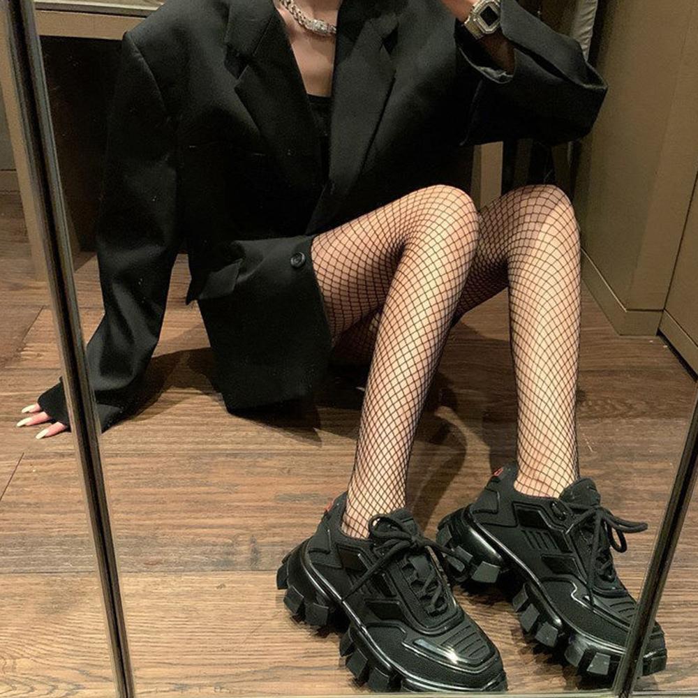 4 Hole Hollow Stockings Fish Net Pantyhose Mesh Nylon Tights Black Fishnet Women Sexy Summer Thigh High Hosiery Party Stocking