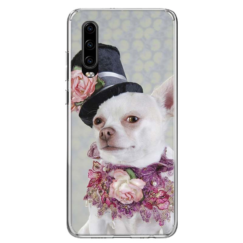 Husă pentru telefon Chihuahua Puppy Teacup Dogs pentru Huawei P30 P20 P10 P40 P50 Pro Mate 20 40 30 10 Lite Populare Fundas Art Gift