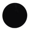 450mm Round Table Top Fade Proof Erosion Resistant Fast Installation Glossy Black Solid Wood Table Topwith Screws for