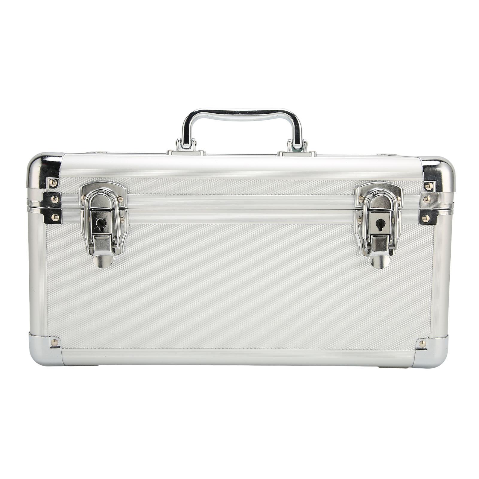 

Hard Drive Storage Box for 3.5in Hard Drives 10 Bays Double Waterproof Shockproof Hard Drive Case with Security Lock (Not Inclube Hard Disk