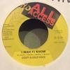 7inch Record GOOFY  GOLD VOICE  KILLA BANTON  I Wah Fi Know  No Banga AACS0005 All Access 2000 Jamaica Reggae Ska  Dub Used