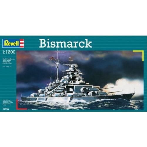 German Revell 1/1200 Bismarck 05802 Plastic Model