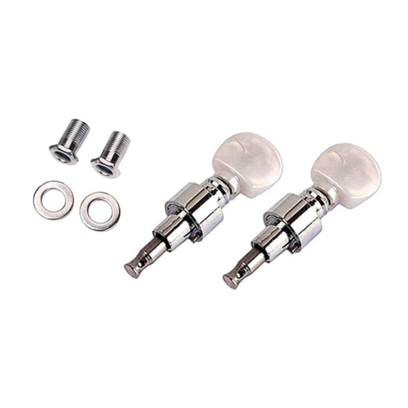 2Pcs Banjo Machine Head Tuning Tuner Peg Banjo Replacement Parts Banjo Tuning Pegs Tuners String Keys Banjo Tuning Kit 1