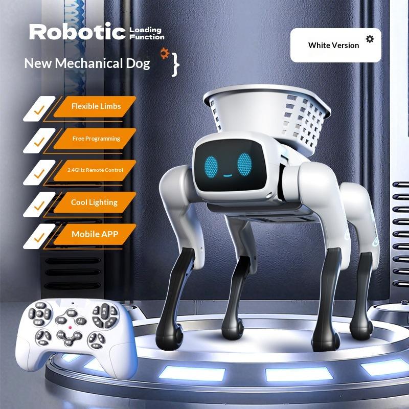 Smart Bionic Robot Dog Remote Control Electric Toy AI Programming Educational Toy For Kids Boys Birthday Gift New Arrival