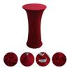 Premium Spandex Round Table Cover Elastic Skirt for Hotel Wedding Banquet Decor