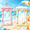 Waterproof Floating Phone Pouch Touch Screen Underwater Photography Dry Bag Cartoon Design with Lanyard for Beach Swim Dive Drif