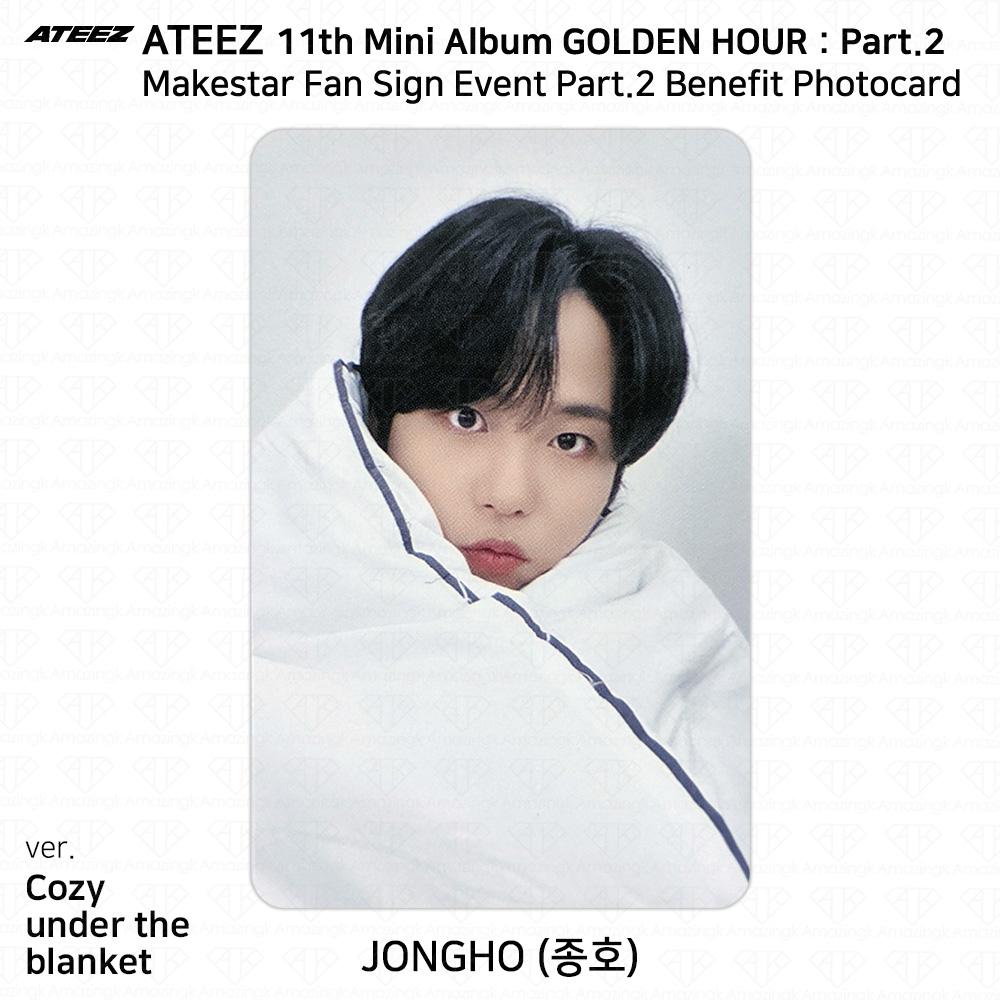 ATEEZ Golden Hour Part.2 Makestar Meet & Call Event Part.2 Carte photo de bienfaisance