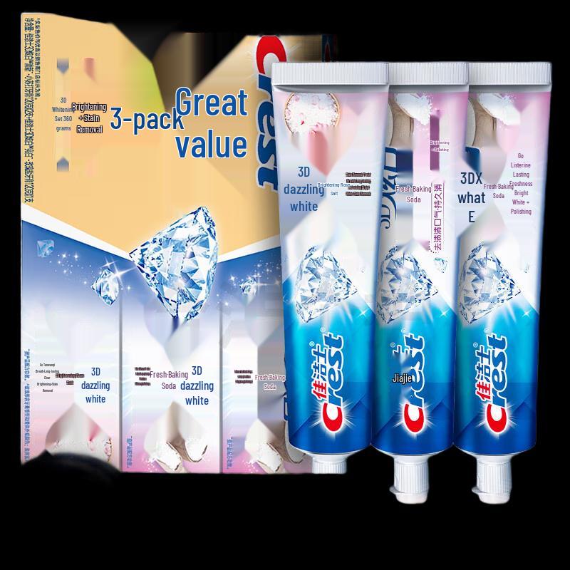 

Crest 3D White Toothpaste 3-Pack
