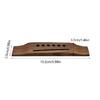 Exquisite Rosewood Acoustic Guitar Bridge Replacement Lower String Pillows 6 String Folk Guitar Bridge Enduring