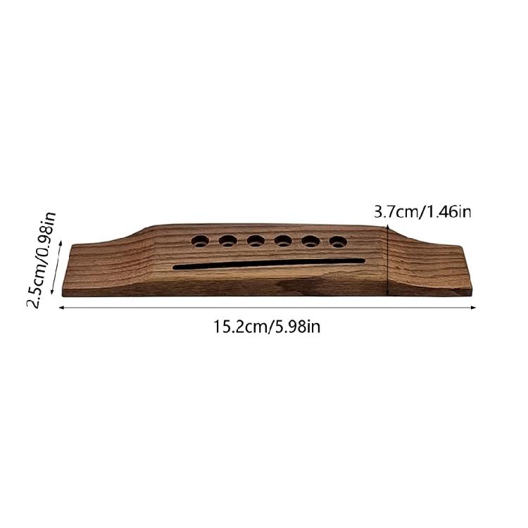 Exquisite Rosewood Acoustic Guitar Bridge Replacement Lower String Pillows 6 String Folk Guitar Bridge Enduring