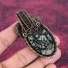 Ocean Jasper Gemstone Pendant Decent Jewelry Handmade Copper Wire Wrapped Pendant