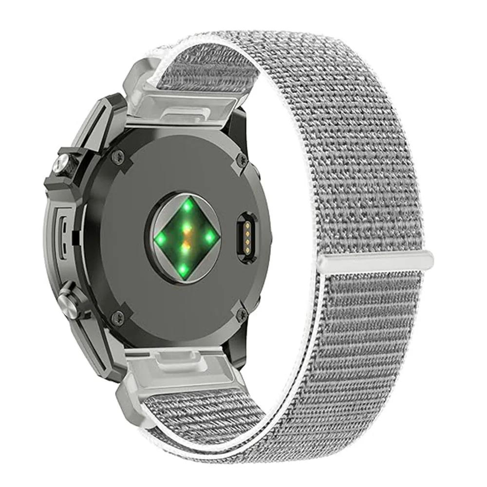 22mm 26mm Nylon Loop Quick Fit Strap for Garmin Fenix 8 Pro 7X 6X 6 5 Plus Tactix 8 Enduro 3 Epix Forerunner 970 965 Sports Band