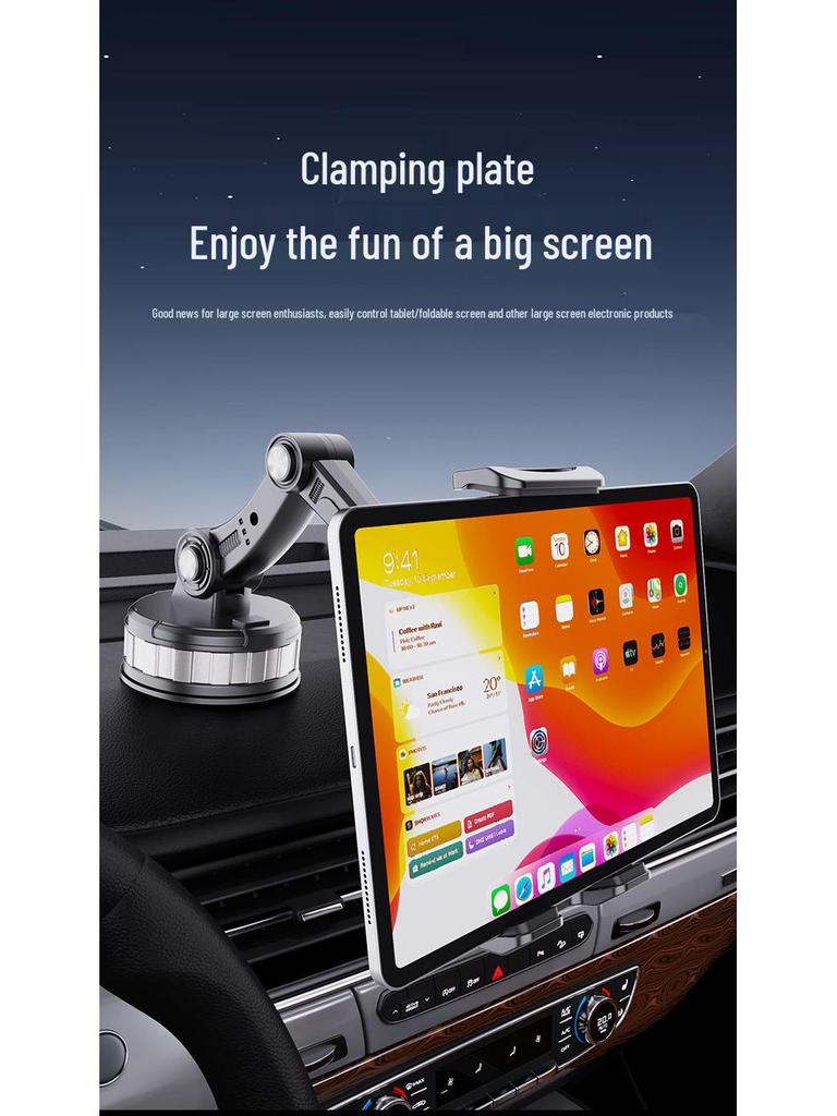 Universal Anti-Shake Suction Cup Car Phone and Tablet Holder for Dashboard Navigation