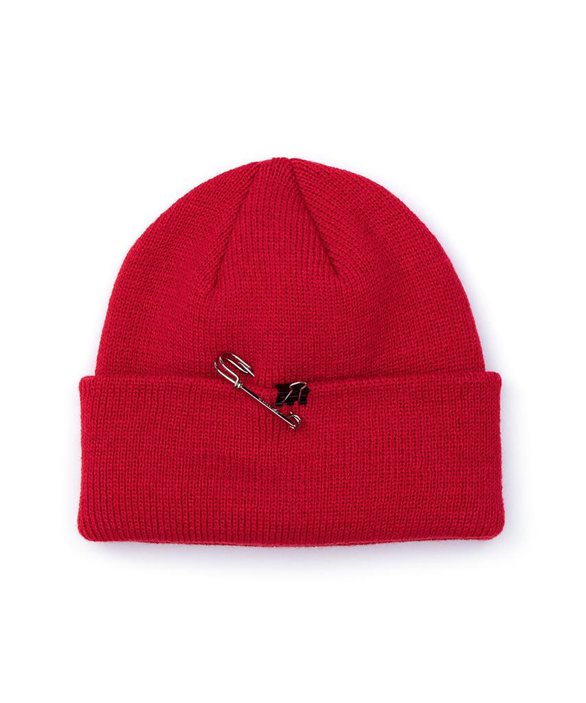 BLACKBLOND Bibbidi Cone Piercing Beanie (Red)