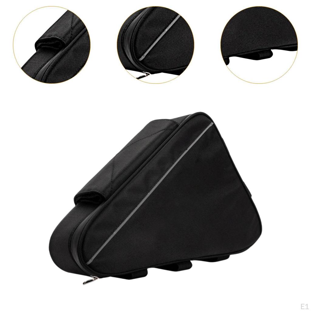 Fahrrad Rahmen Lagerung Tasche Dreieck Praktische Große Kapazität Strap auf Beutel Bike