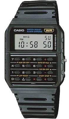 Casio Hesap Makineli Saat Hesap Makinesi ile Sunum Yok Basit Uluslararası Model CA-53W-1Z Fonksiyon, Siyah, Kutu, Ambalaj, [Kullanılmış]